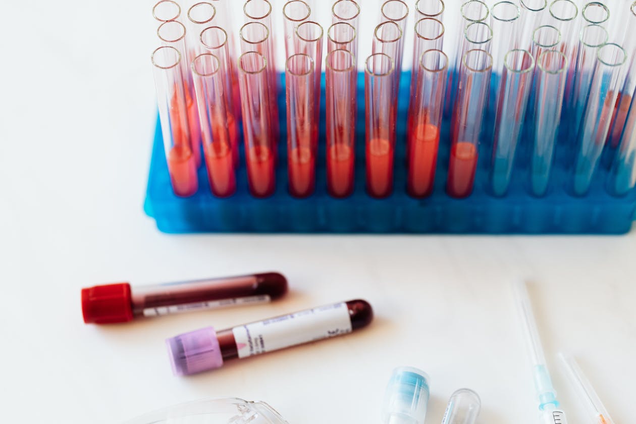 Peptide research vials